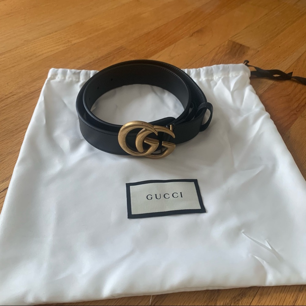 Gucci 2015 Re-Edition Wide Leather Belt